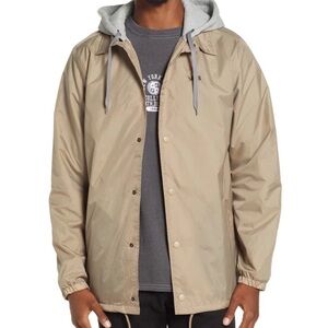 VANS • Men’s Taupe Riley Hooded Jacket